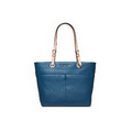 Michael Kors Top Zip Pocket Tote Steel Blue